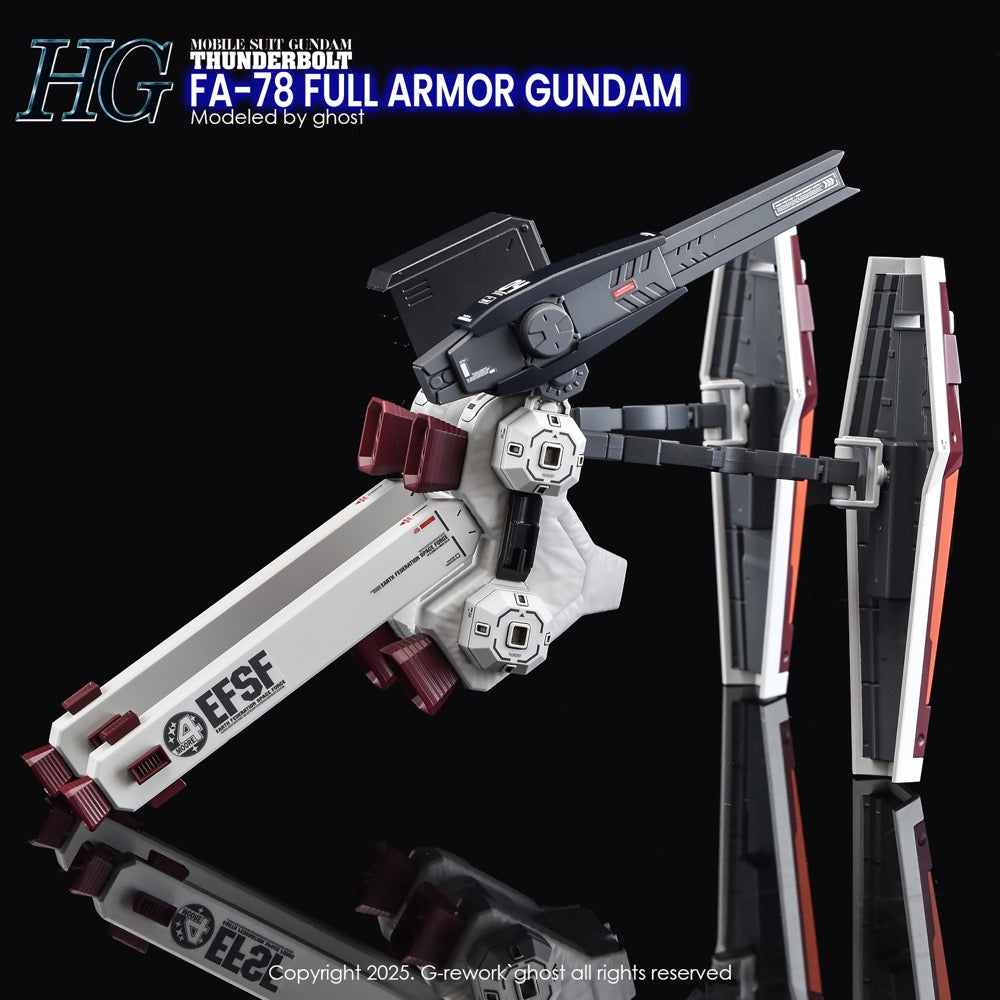 G-Rework CD-H-GQ08 Premium Decal for HG Thunderbolt Full Armor Gundam