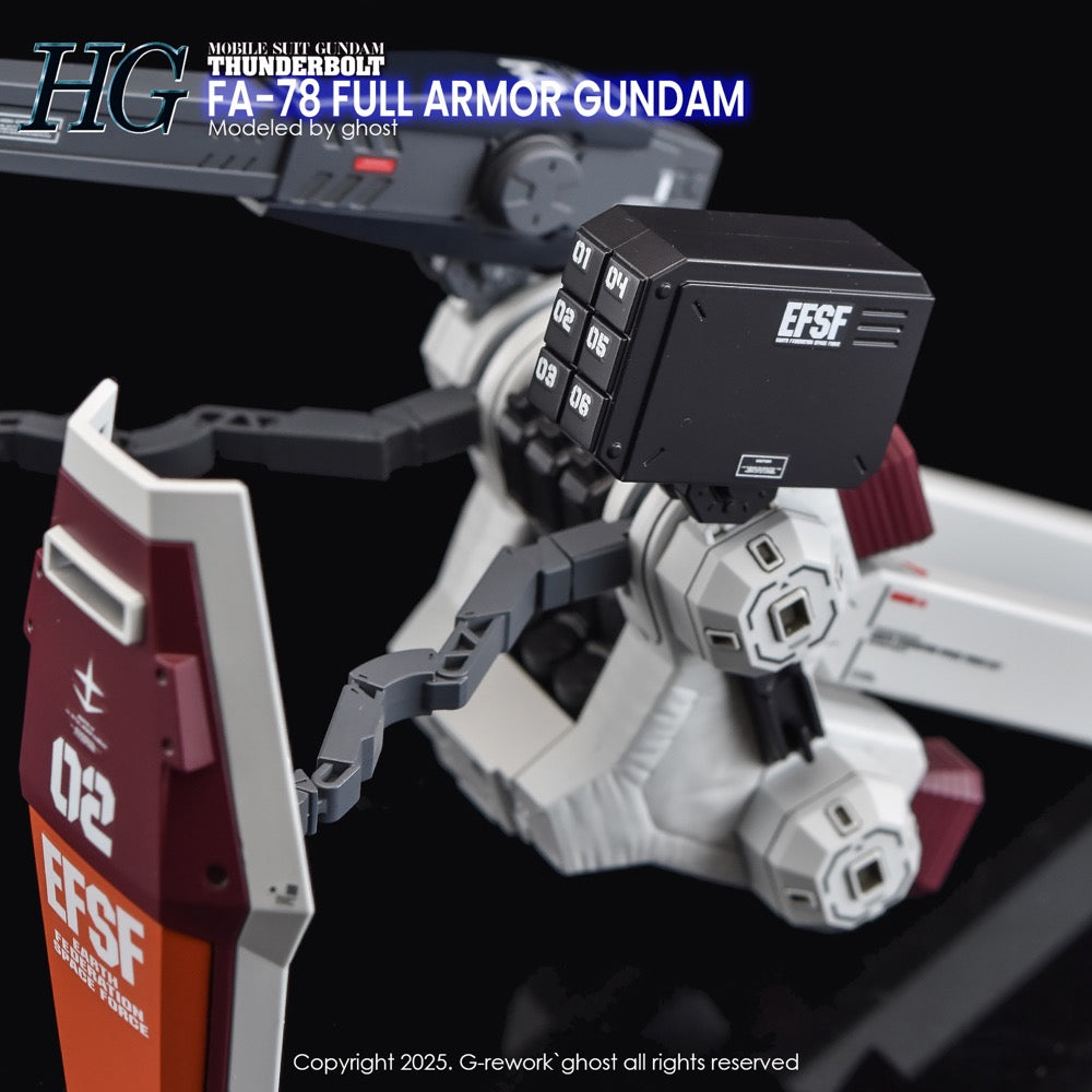 G-Rework CD-H-GQ08 Premium Decal for HG Thunderbolt Full Armor Gundam