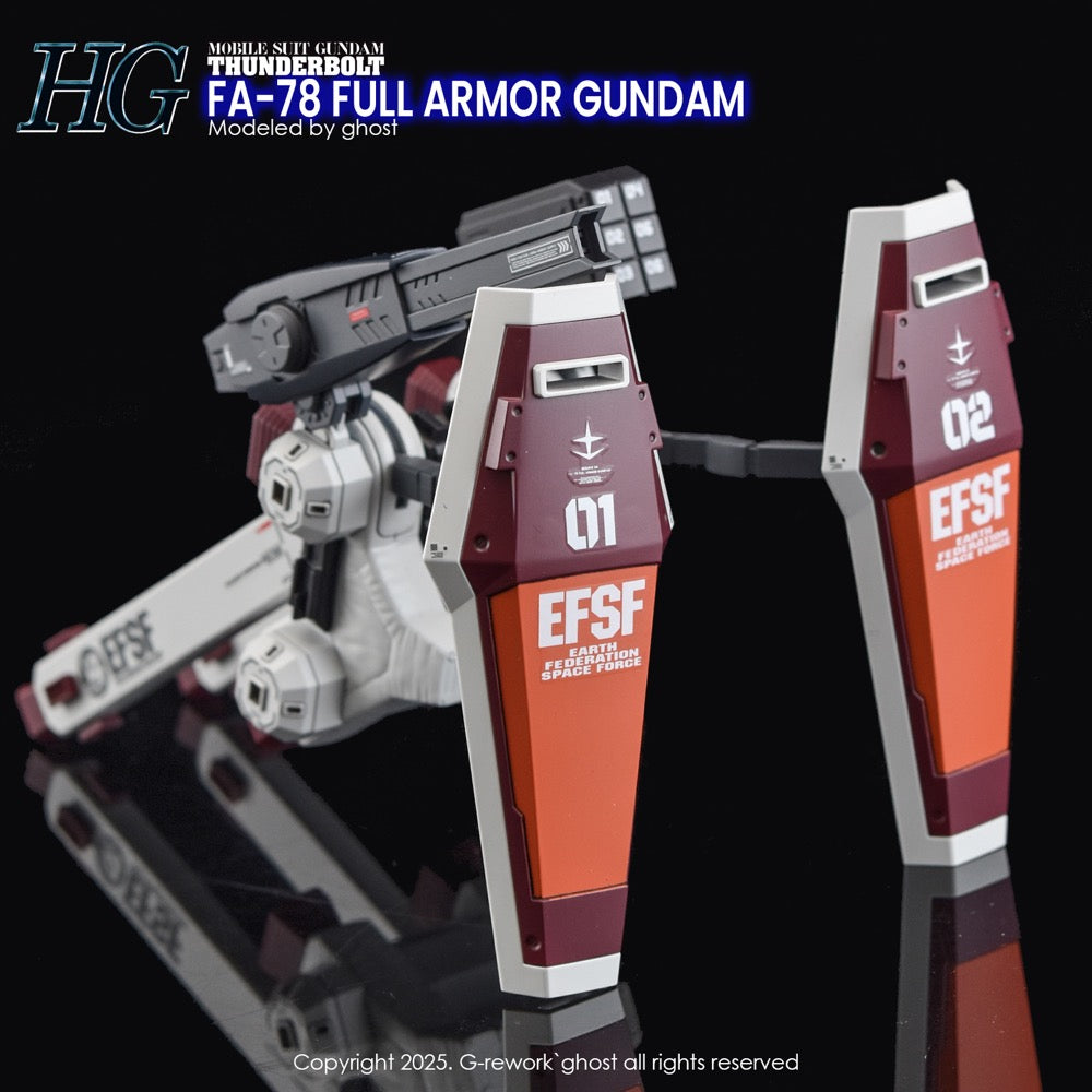 G-Rework CD-H-GQ08 Premium Decal for HG Thunderbolt Full Armor Gundam