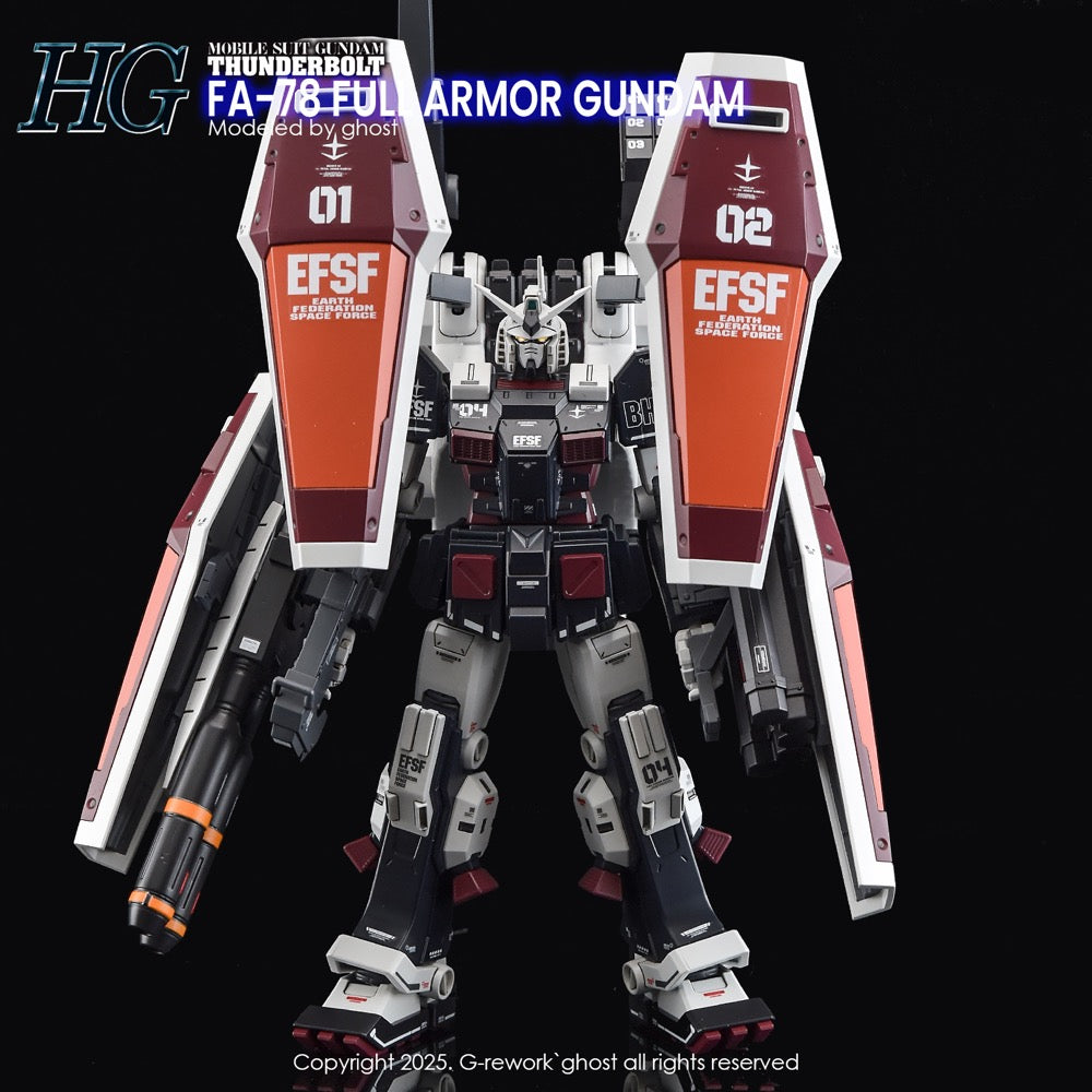 G-Rework CD-H-GQ08 Premium Decal for HG Thunderbolt Full Armor Gundam