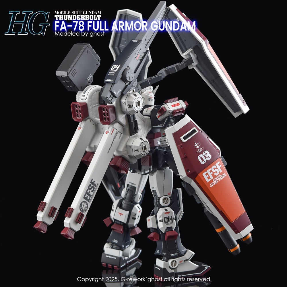 G-Rework CD-H-GQ08 Premium Decal for HG Thunderbolt Full Armor Gundam