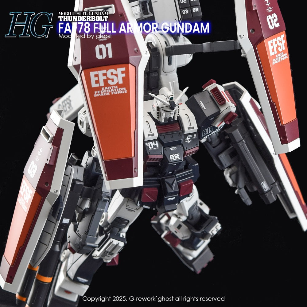 G-Rework CD-H-GQ08 Premium Decal for HG Thunderbolt Full Armor Gundam