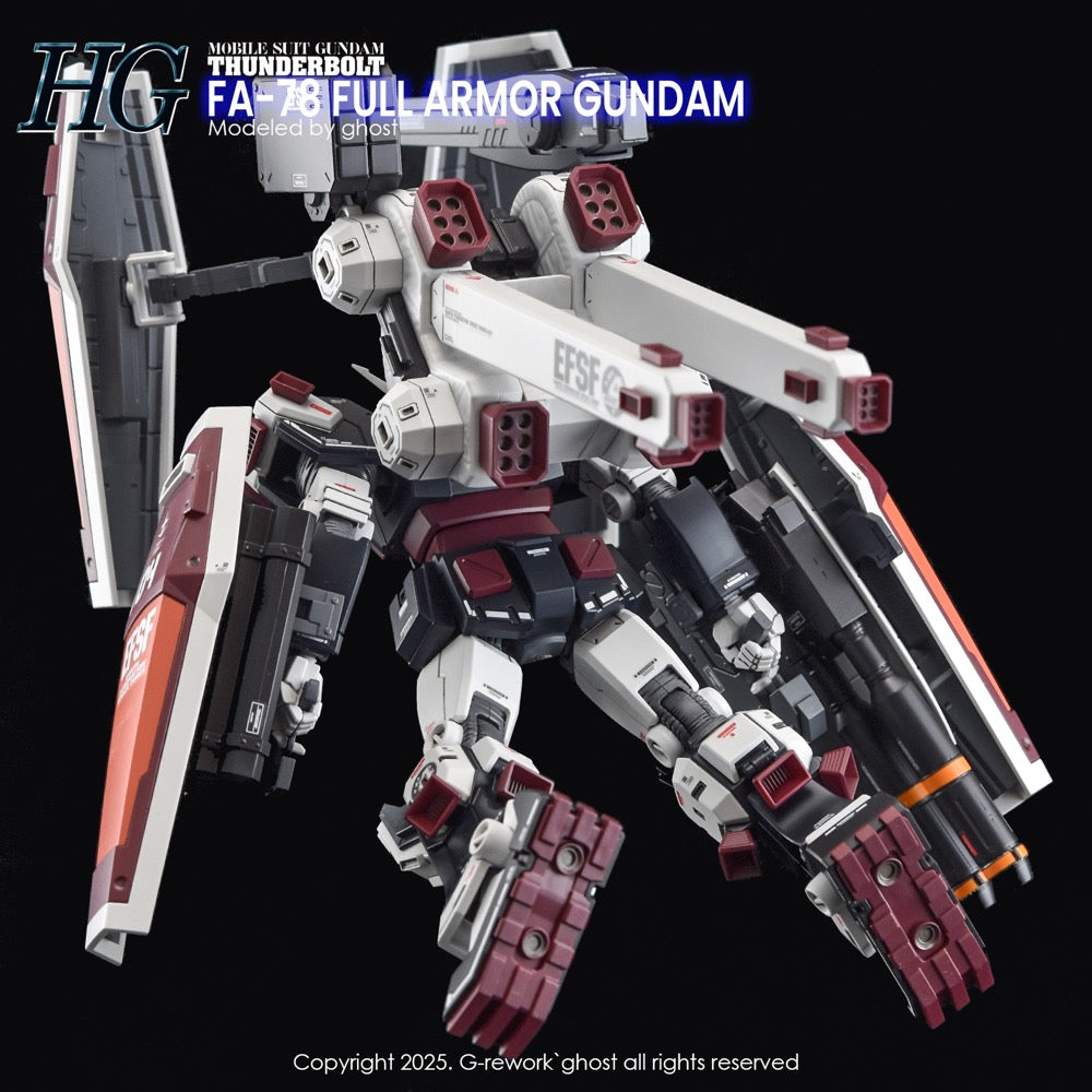 G-Rework CD-H-GQ08 Premium Decal for HG Thunderbolt Full Armor Gundam