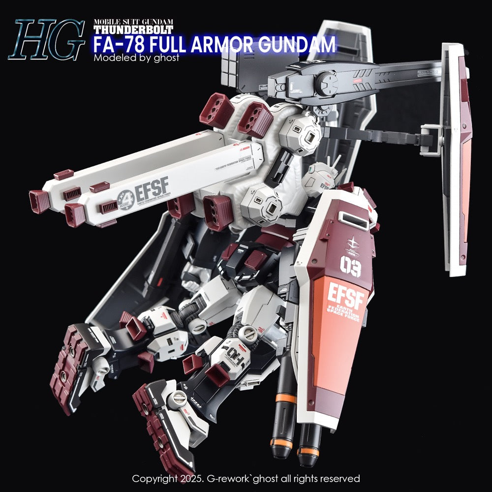 G-Rework CD-H-GQ08 Premium Decal for HG Thunderbolt Full Armor Gundam