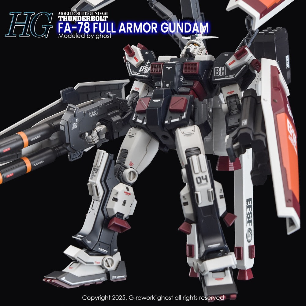 G-Rework CD-H-GQ08 Premium Decal for HG Thunderbolt Full Armor Gundam