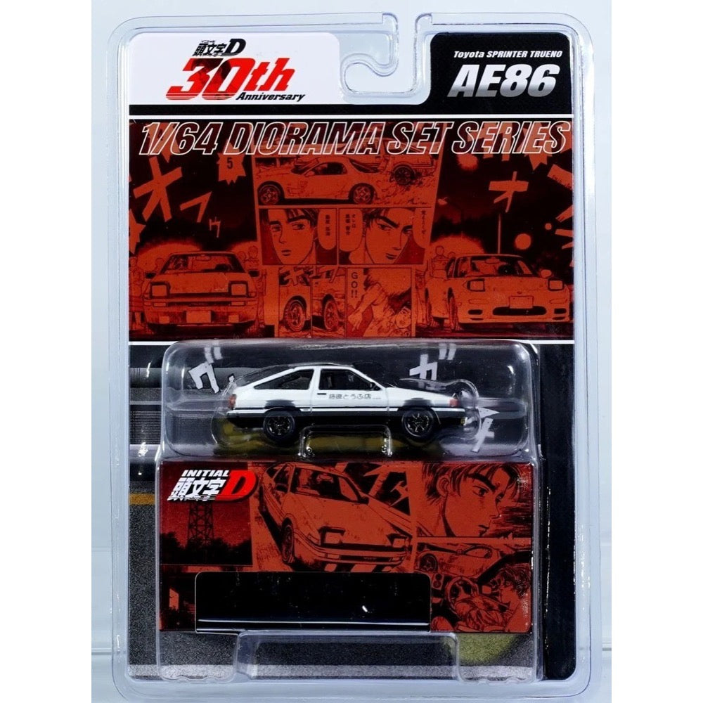 Hobby Japan DMD001A 1/64 Toyota Sprinter Trueno (AE86) Initial D Fujiwara Takumi VS Takahashi Keisuke