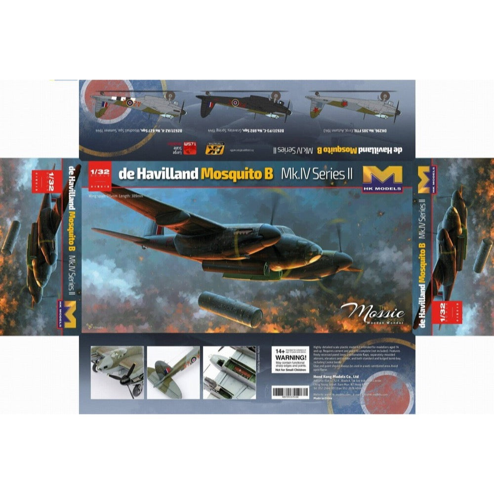 Hong Kong Models 01E015 1/32 De Havilland Mosquito B MK IV Series II 4897041570168