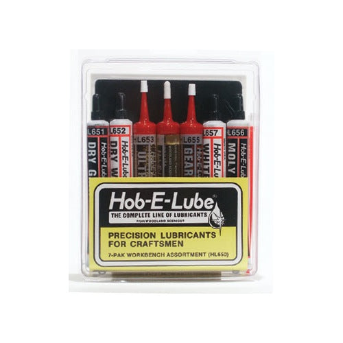 Woodland Scenics HL650 Hob-E-Lube 7 - Pak Workbench Assortment | Metro Hobbies