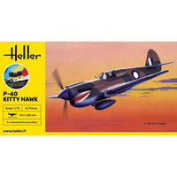 Heller HLL56266 1/72 P-40 Kitty Hawk w/RAAF decals Starter Kit