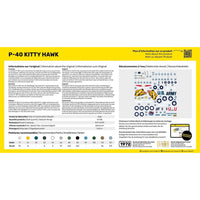 Heller HLL56266 1/72 P-40 Kitty Hawk w/RAAF decals Starter Kit