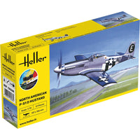 Heller HLL56268 1/72 P-51 Mustang Starter Kit