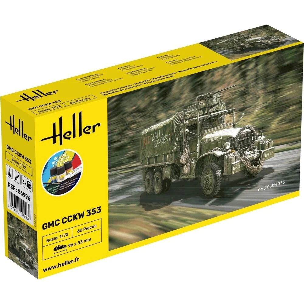 Heller 1/72 GMC CCKW 353 Truck Starter Kit