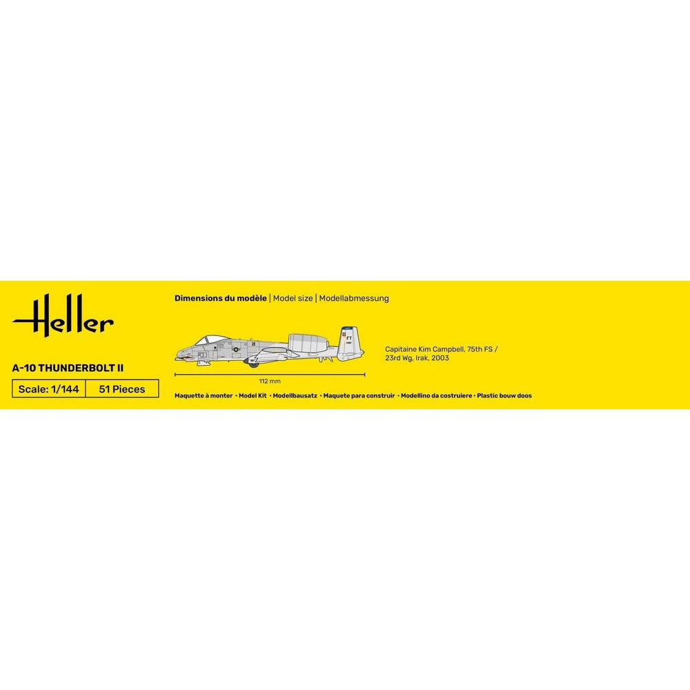 Heller HLL79912 1/144 A-10 Thunderbolt II