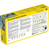 Heller HLL79997 1/72 US 1/4 Ton Truck & Trailer