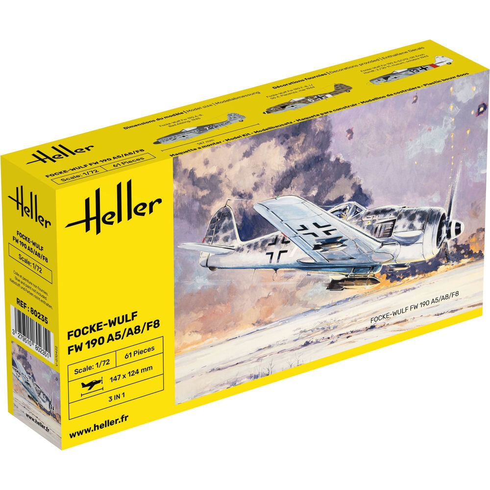 Heller HLL80235 1/72 Focke-Wulf FW 190 A5/A8/F8