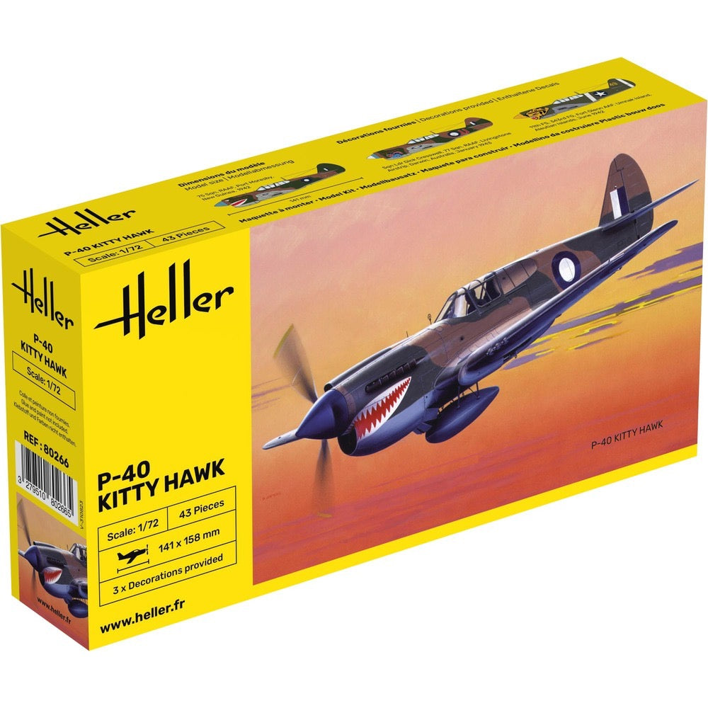Heller HLL80266 1/72 P-40 Kitty Hawk