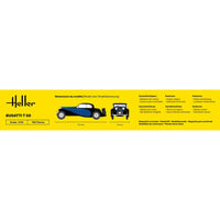 Heller HLL80706 1/24 Bugatti T 50