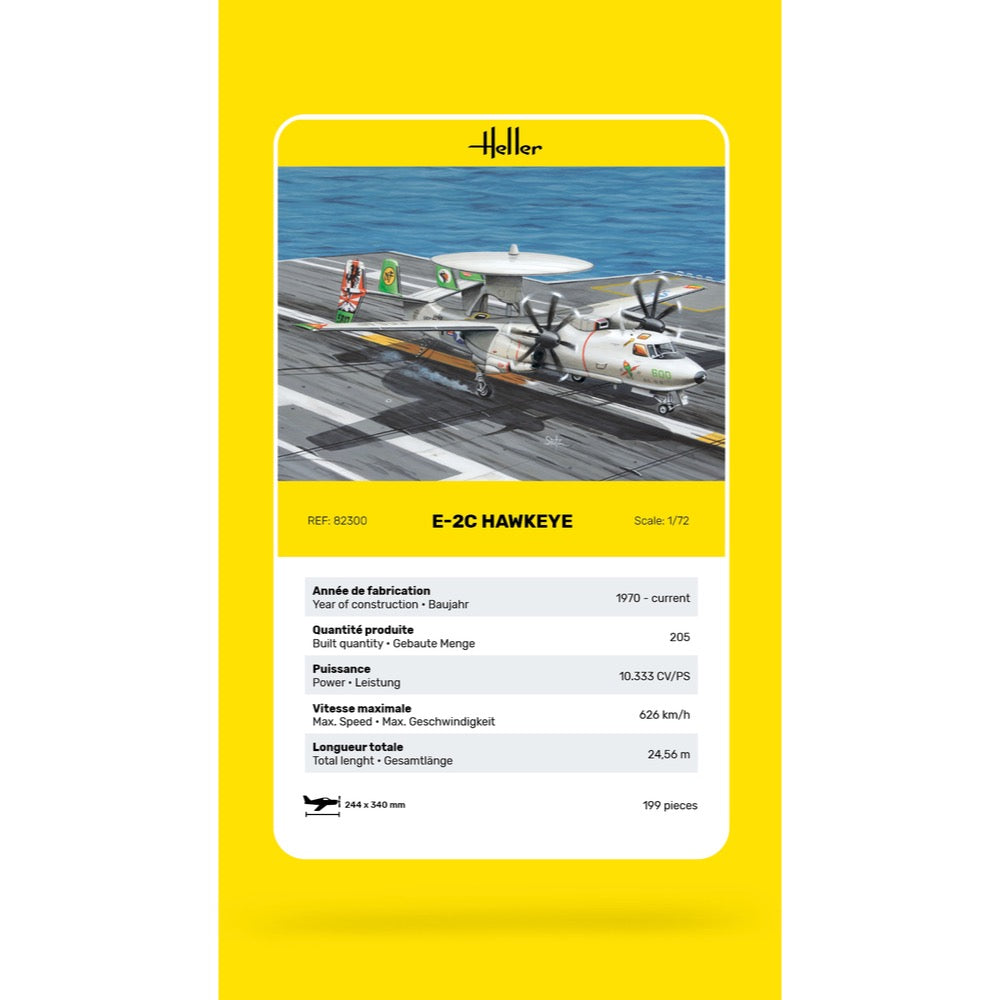 Heller HLL82300 1/72 Grumman E-2C Hawkeye