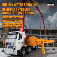 Huina 1/18 RC Concrete Pump Truck (Yellow)