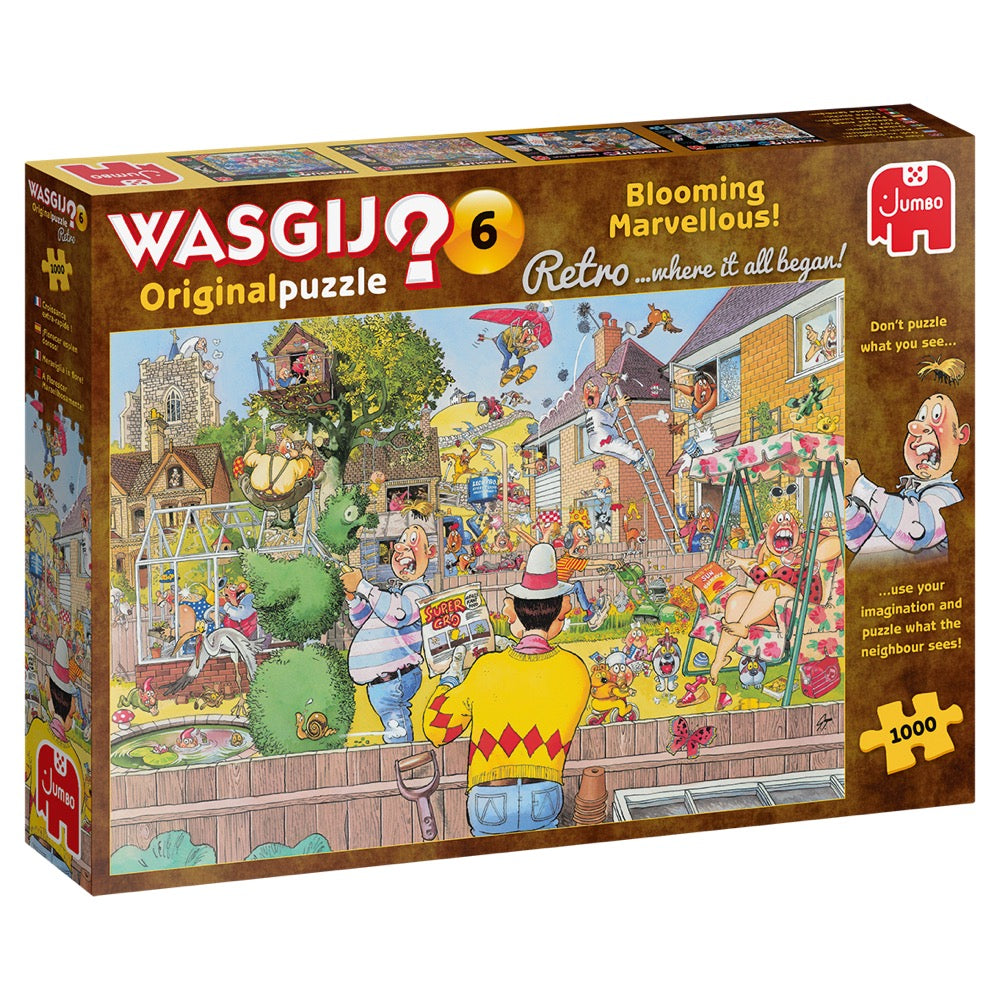 Holdson Wasgij Original No.6 Blooming Marvellous Retro XL 500pc Jigsaw Puzzle