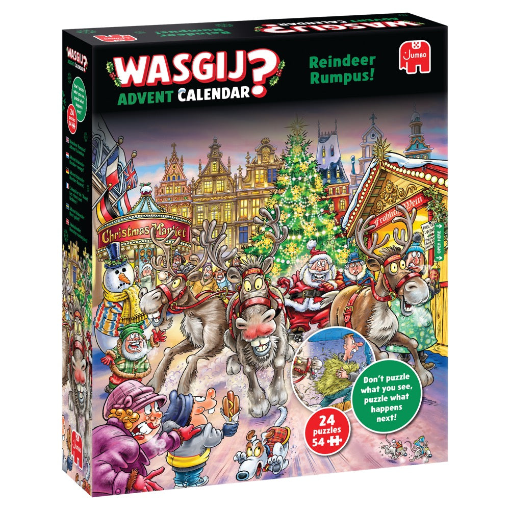 Holdson Wasgij Reindeer Rumpus Jumbo Christmas Advent Calendar