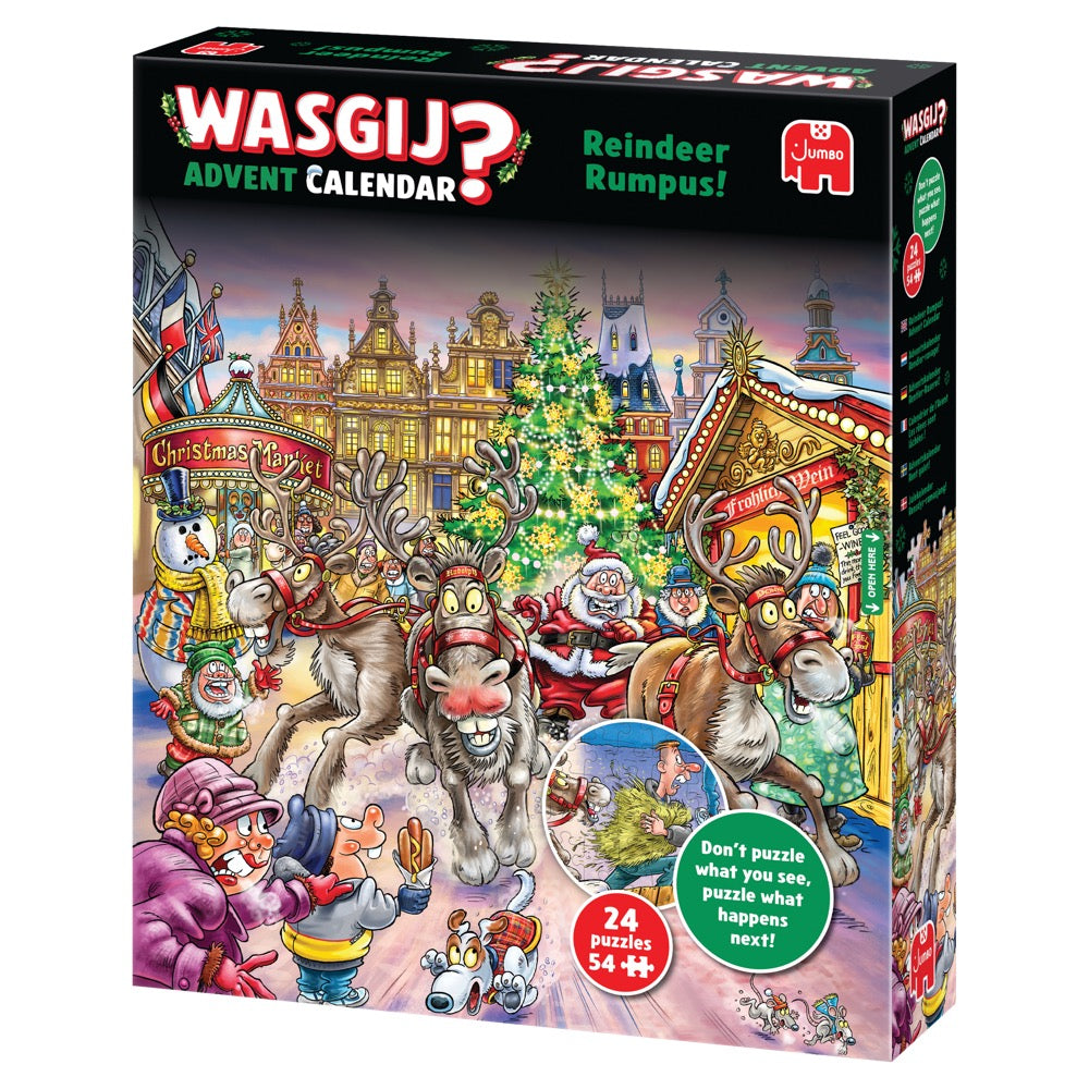 Holdson Wasgij Reindeer Rumpus Jumbo Christmas Advent Calendar