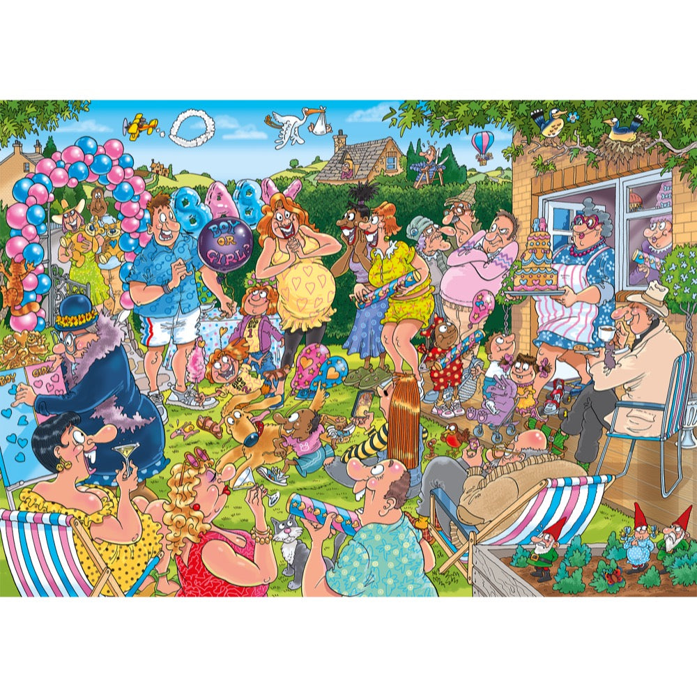 Holdson Wasgij Mystery 31 Gender Reveal 1000pc Jigsaw Puzzle