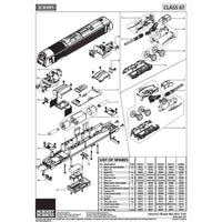 Hornby R30425 OO DB Schenker Class 67 67015