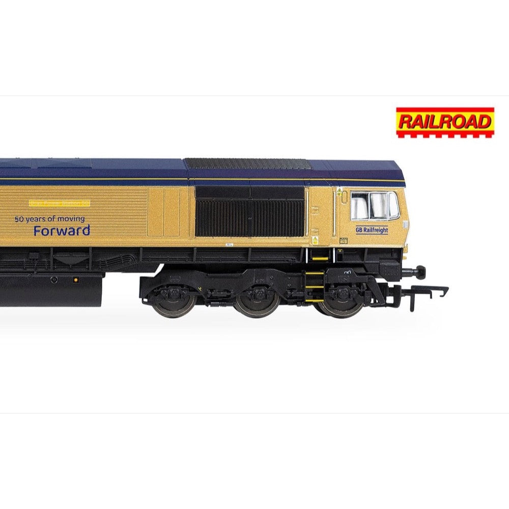 Hornby Railroad GB Railfreight Class 66 No.66301 Drax Power Station 50 Gold Livery