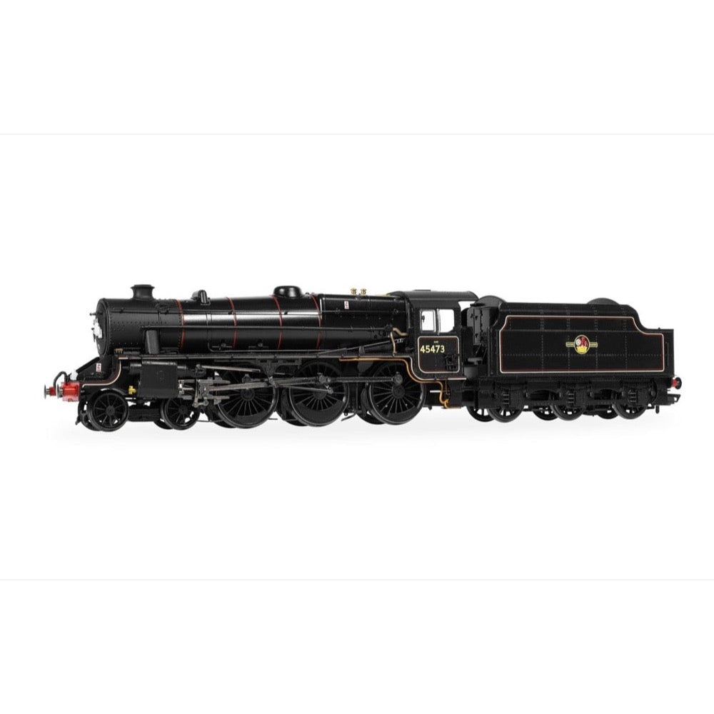 Hornby R30475SS OO BR Late Stainer 5MT 'Black 5' 45473 Steam Locomotive With Steam Generator