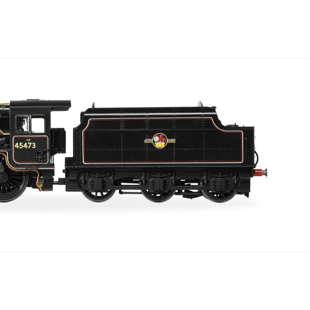 Hornby R30475SS OO BR Late Stainer 5MT 'Black 5' 45473 Steam Locomotive With Steam Generator