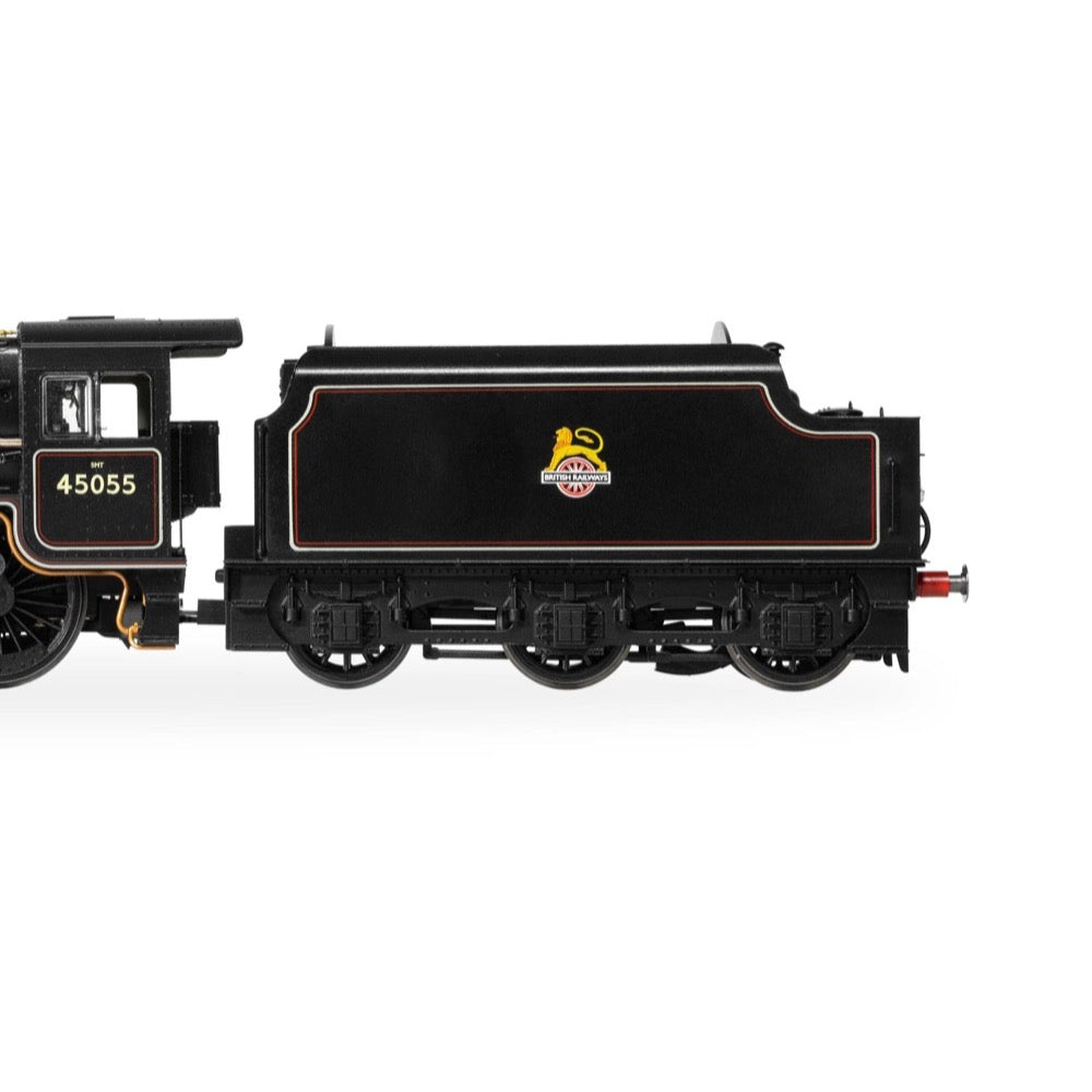 Hornby R30484 OO BR Stanier 5MT 'Black 5' 45055 Steam Locomotive