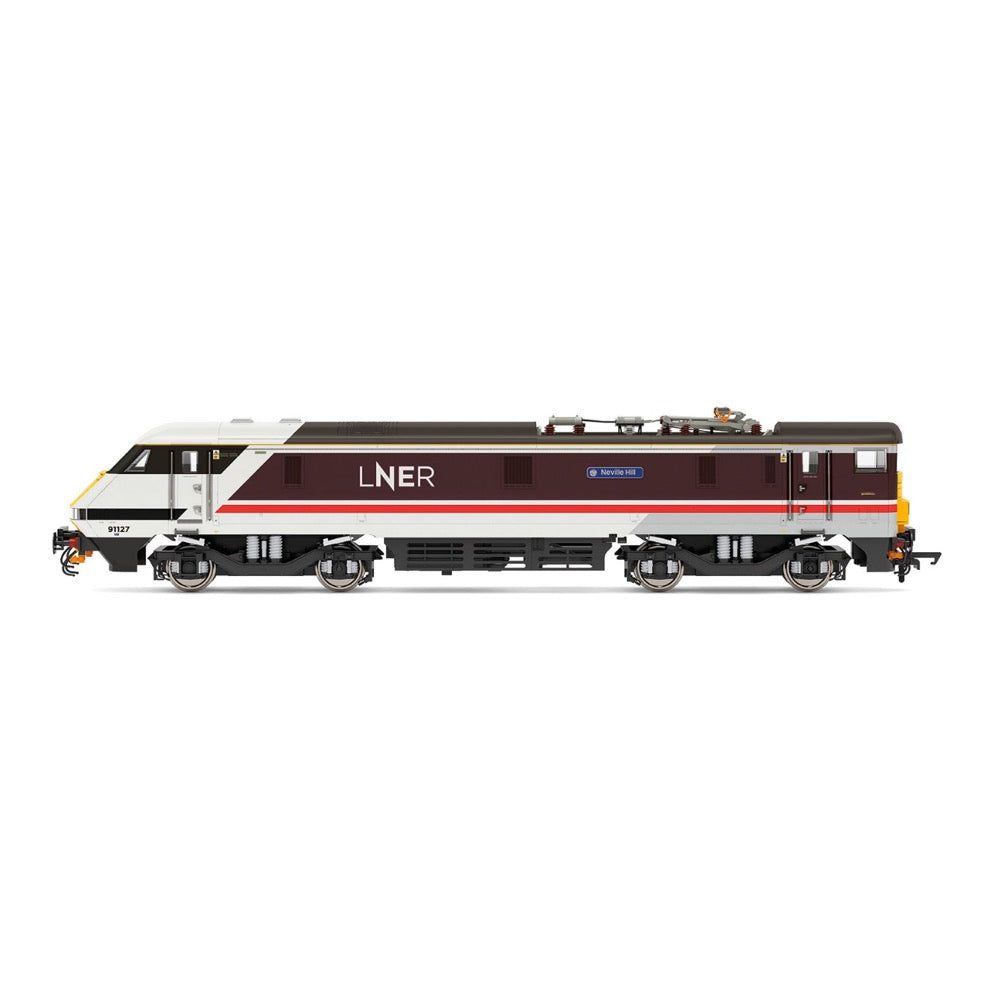 Hornby R30493 OO LNER Class 91 91127 'Neville Hill' Locomotive