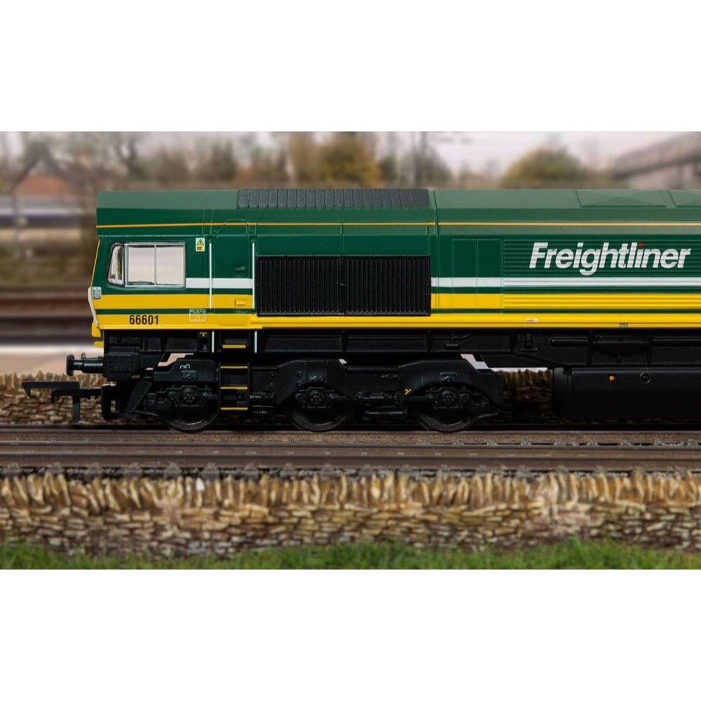Hornby R30531 OO RailRoad Freightliner Class 66 'Freightliner 60' 66601 Locomotive