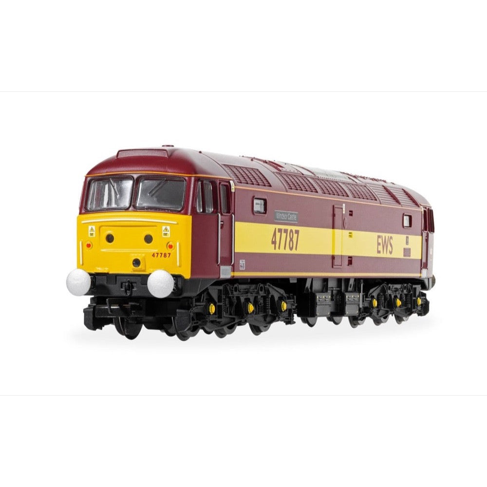 Hornby R30541 OO RailRoad EWS Class 47 'Windsor Castle' 47787 Locomotive