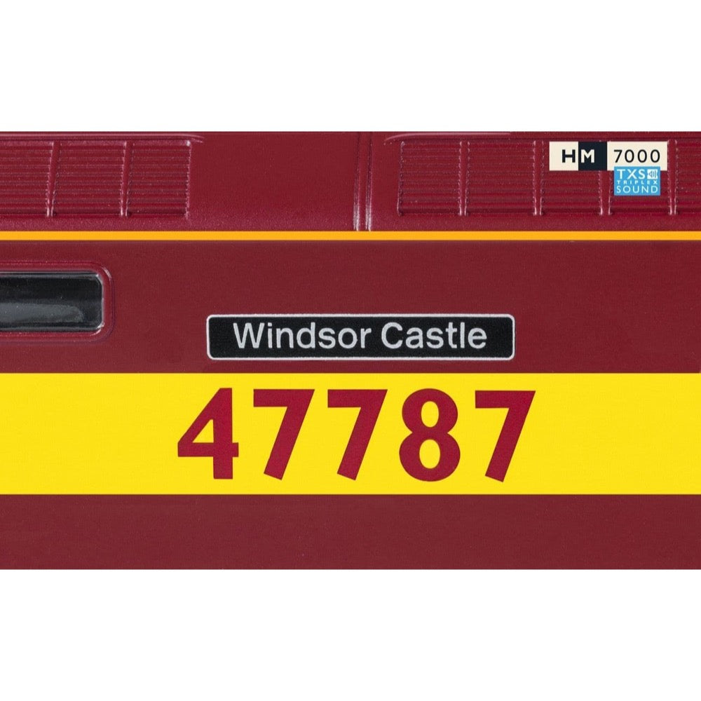 Hornby R30541TXS OO RailRoad EWS Class 47 'Windsor Castle' 47787 Locomotive DCC Sound Fitted
