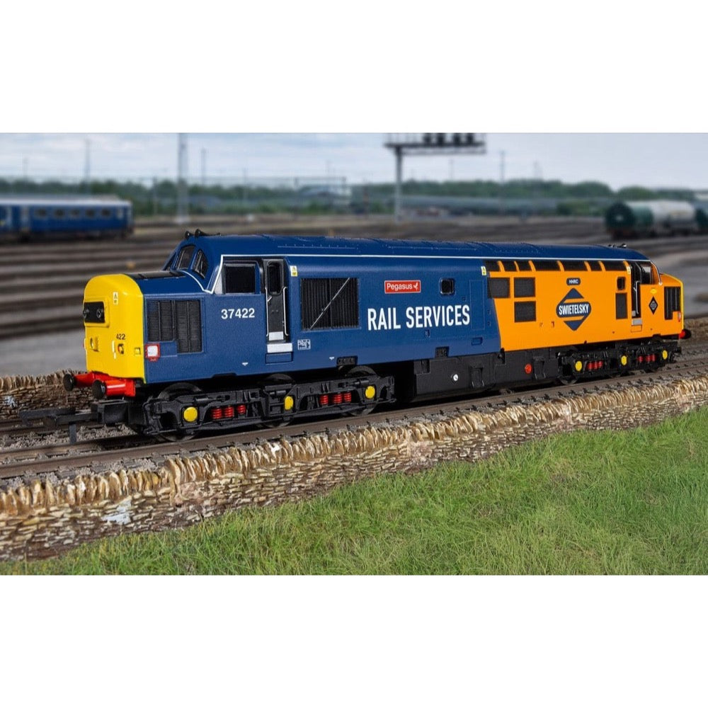 Hornby R30544 OO Railroad Rail Services Class 37 Pegasus 37422 Locomotive