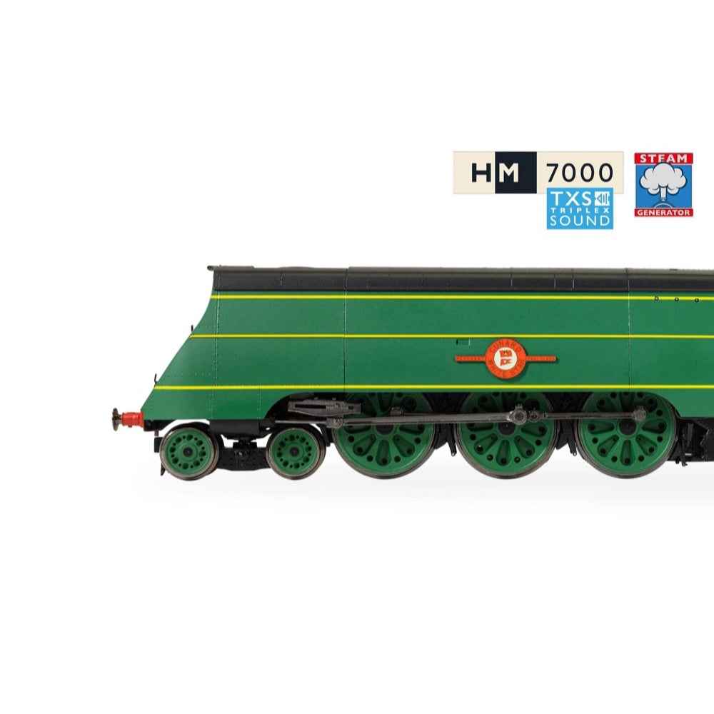 Hornby R30560SS OO SR Merchant Navy Class Cunard White Star Line 21C4 Steam Locomotive with Steam Generator & DCC Sound Fitted
