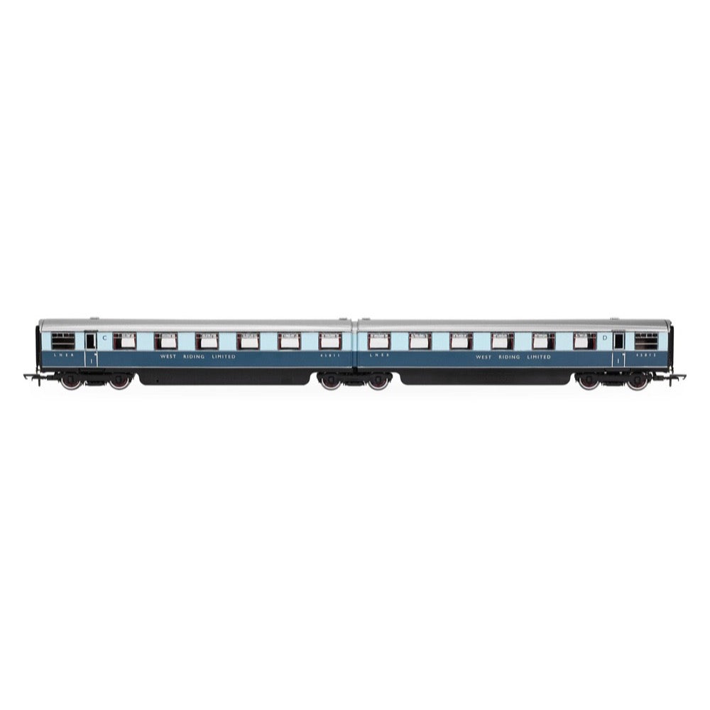 Hornby R40478 OO LNER 'West Riding Limited' Double Open First Coach pack