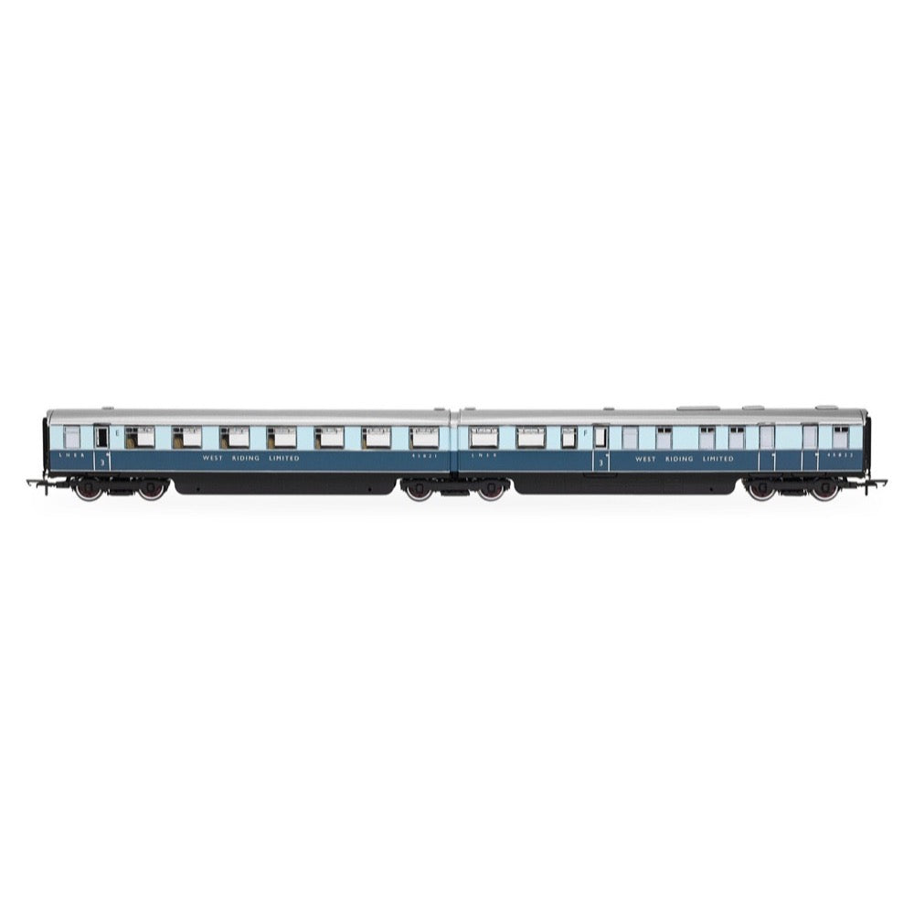 Hornby R40479 OO LNER 'West Riding Limited' Open Third & Kitchen Third Coach Pack