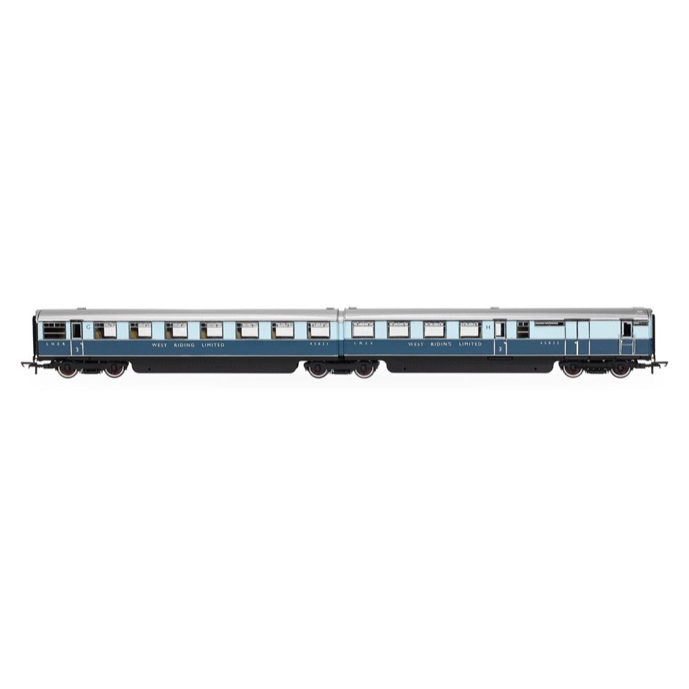 Hornby R40480 OO LNER 'West Riding Limited' Open Third & Brake Third Coach pack