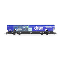 Hornby R60177A OO Drax Biomass Wagon Pack, 83700698083-8 & 83700698158-8