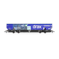 Hornby R60177A OO Drax Biomass Wagon Pack, 83700698083-8 & 83700698158-8
