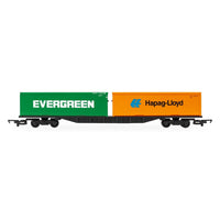 Hornby R60360 OO RailRoad BR FFA Container Wagon & Containers