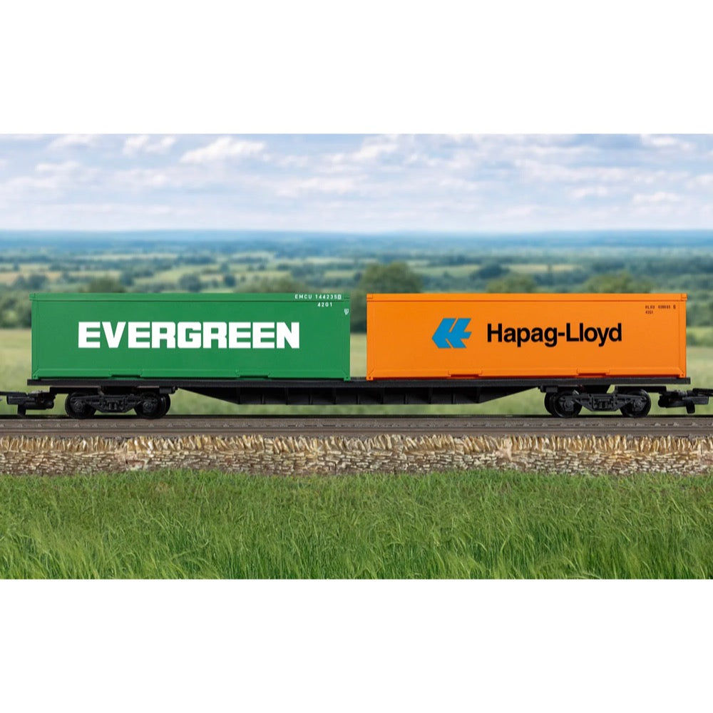 Hornby R60360 OO RailRoad BR FFA Container Wagon & Containers