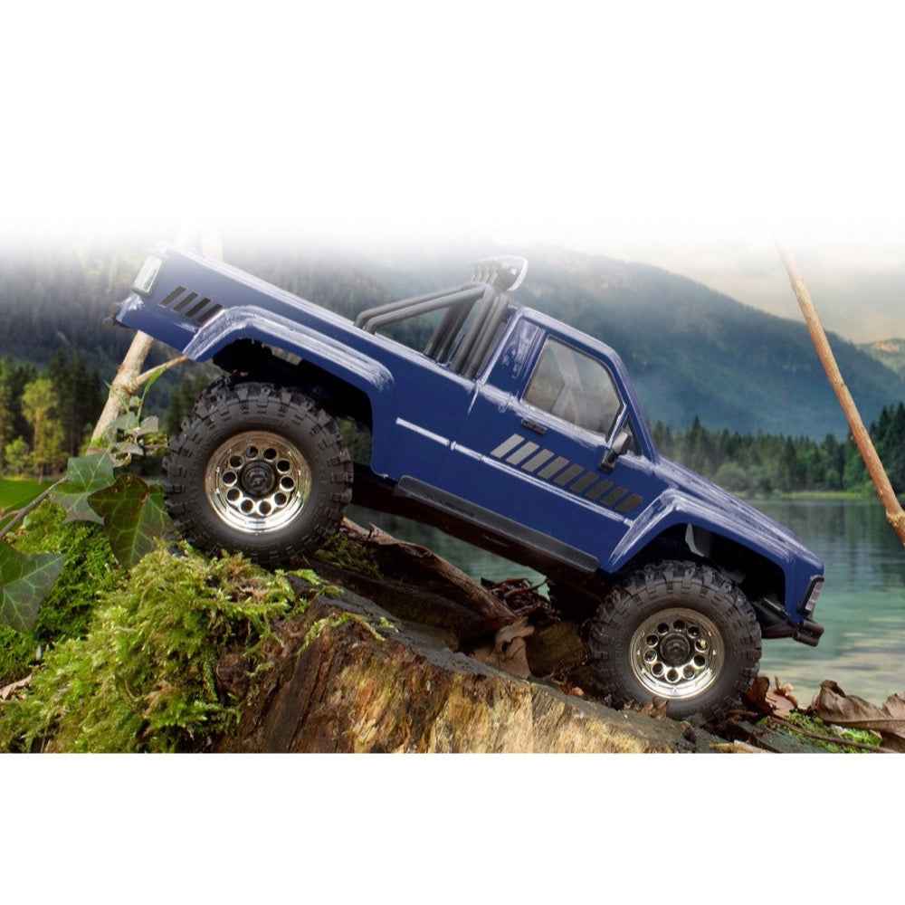 HPI 161254 Venture18 Flux 1985 Toyota Hilux SR5 1/18 RC Crawler (Blue)