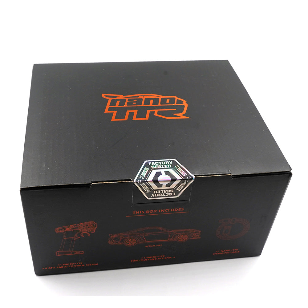 HPI nano-TTR Ford Mustang RTR Spec 5 1/64 RC Drift Car (Soul Red)