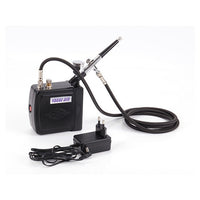 Hseng Mini Air Compressor Kit Includes Hose & HS-30 Airbrush No Moisture Trap
