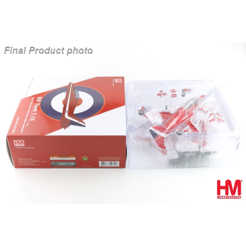 Hobby Master 1003 1/48 RAF Hawk T.1A XX264 Red Arrows 1989 Silver Jubilee Celebration