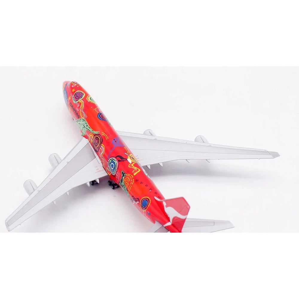 HX Models B616501F 1/400 Qantas Boeing 747-400 VH-OEJ 'Wunala Dreaming' 'Flaps down'